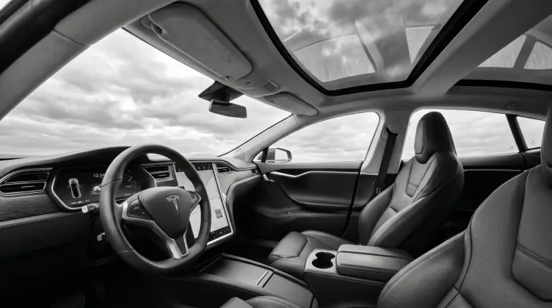 Interior of a Book Malaga Transfer Tesla
